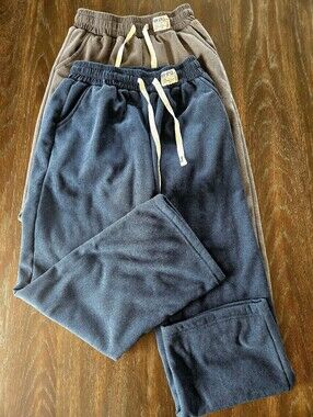 💦New Style Wear Cozy Drawstring Sweatpants Duo - Blue & Grey - For Women
